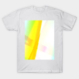 blue yellow white texture art T-Shirt